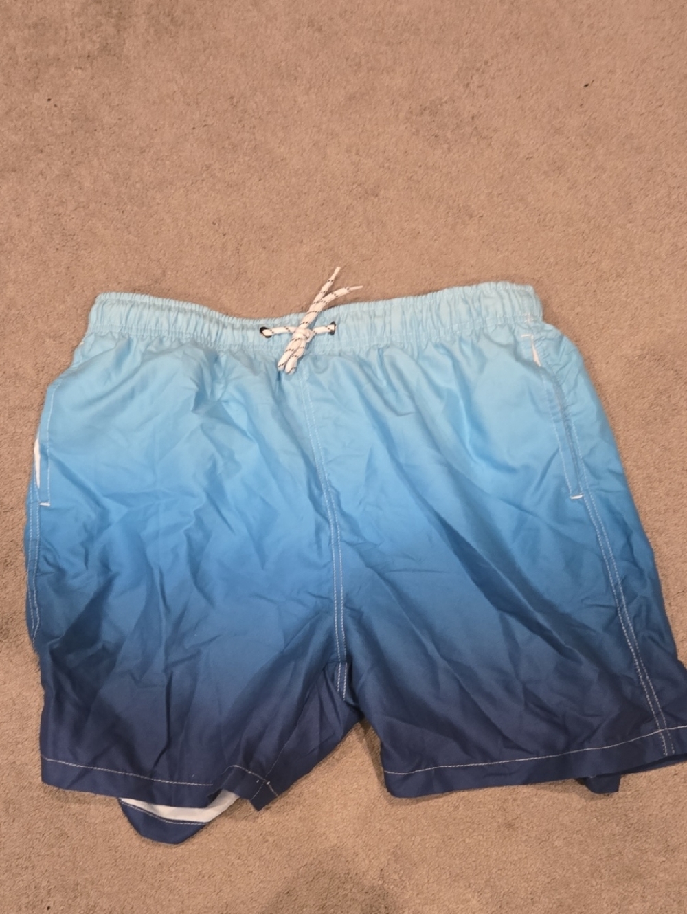 Men's Blue Ombre Swim Shorts